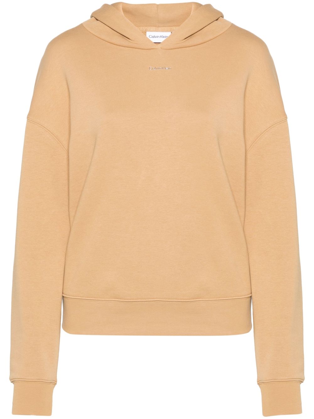 Calvin Klein logo印花连帽衫 - 中性色