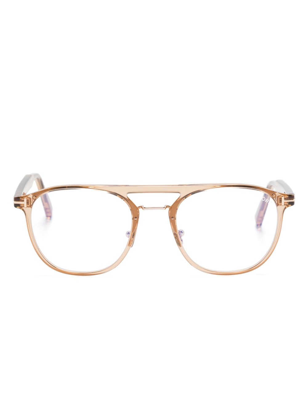 TOM FORD Eyewear FT5982B 圆框眼镜 - 中性色