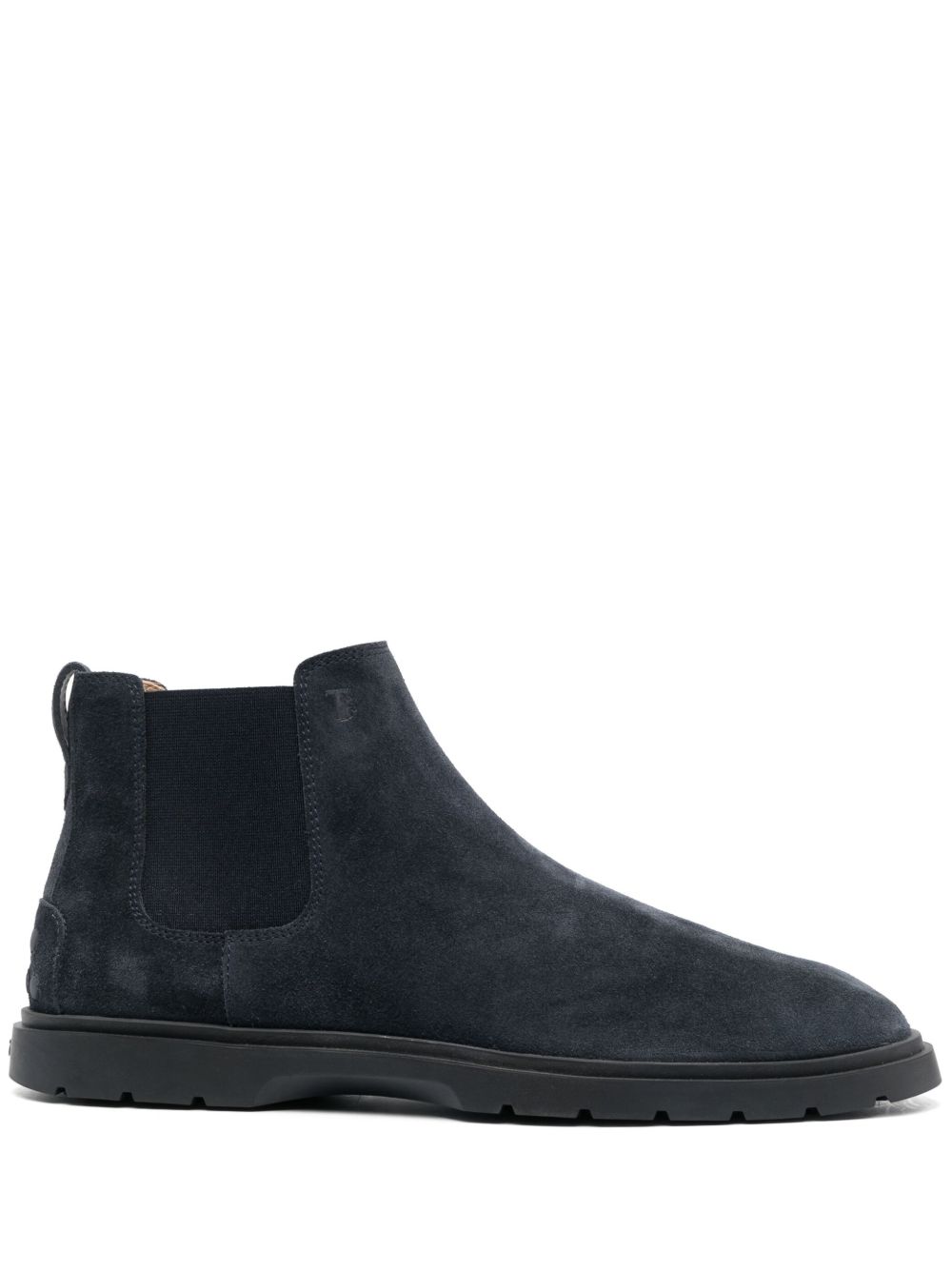 Tod's Tronchetto 绒面皮及踝靴 - 蓝色
