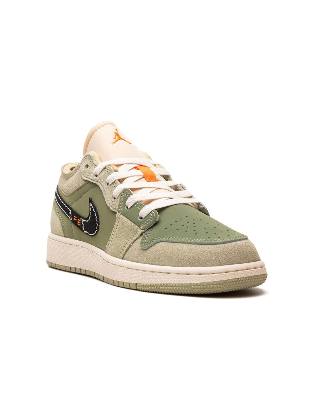Jordan Kids Air Jordan 1 Low Craft SE Light Olive 运动鞋 - 绿色