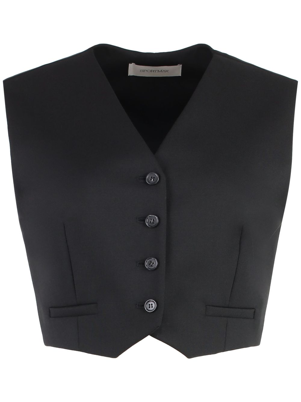 Sportmax Adesso 马甲 - 黑色