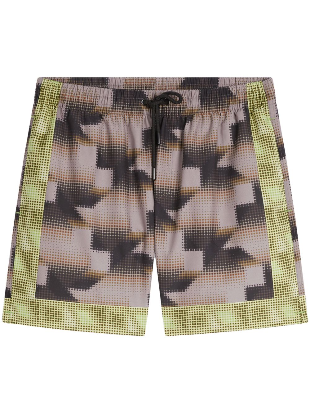DRIES VAN NOTEN 图案印花泳裤 - 中性色