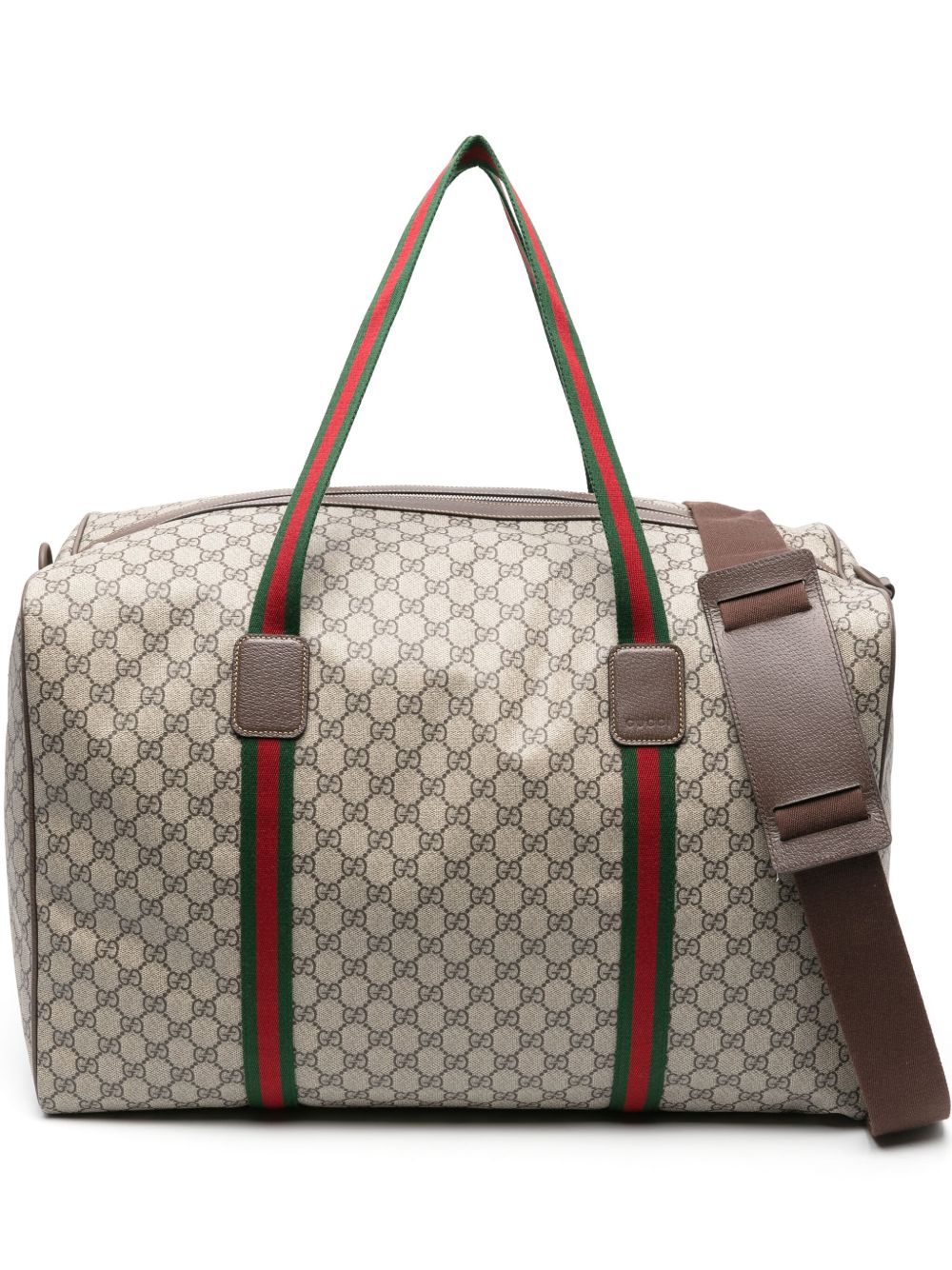Gucci GG Supreme 大号手提旅行包 - 中性色