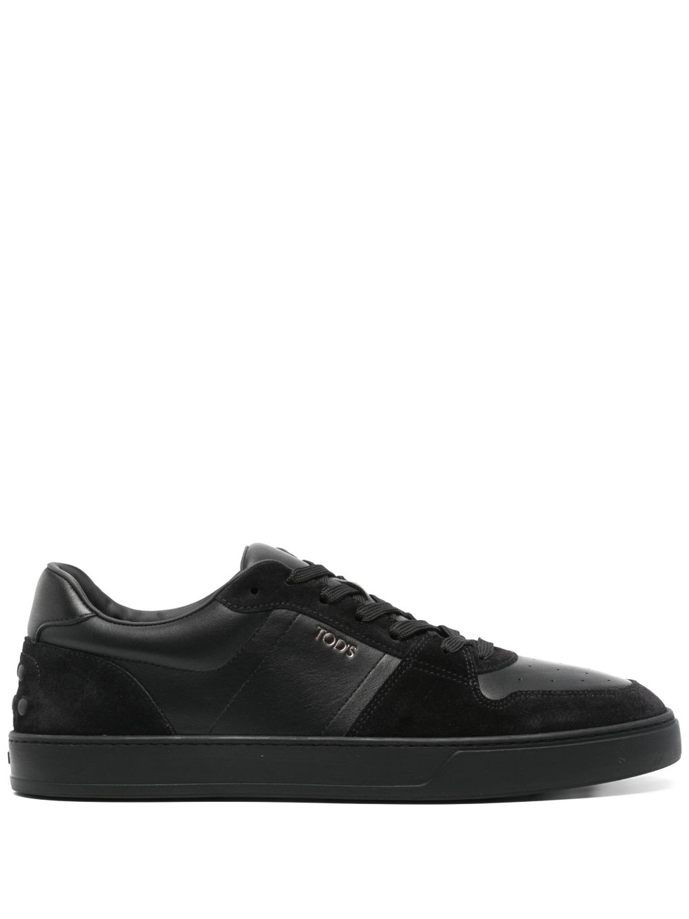 Tod's Levante 皮质运动鞋 - 黑色