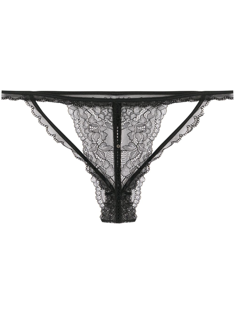 Maison Close Le Petit Secret三角裤 - 黑色