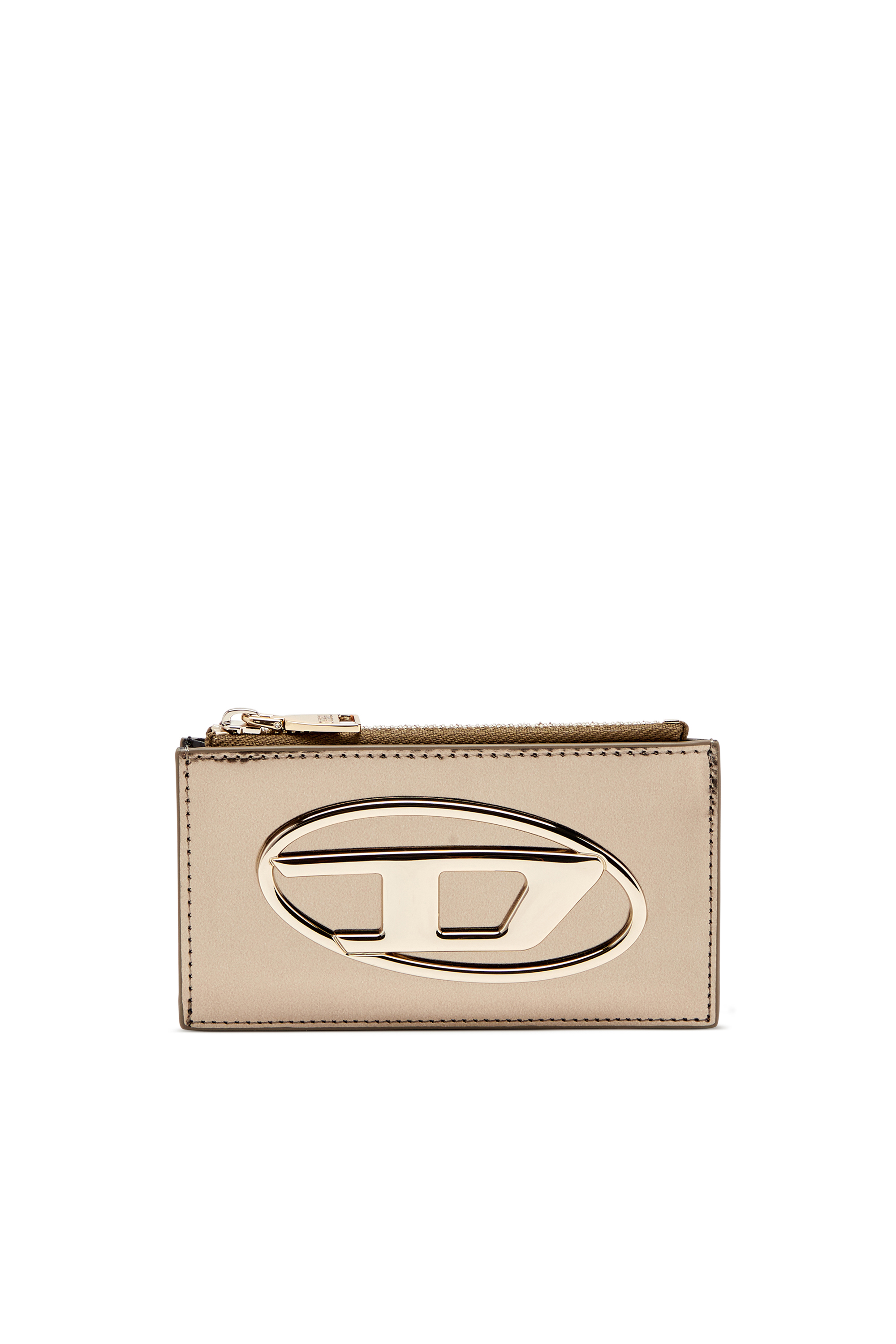 Diesel - Card holder in mirror leather - Card cases - Woman - Brown