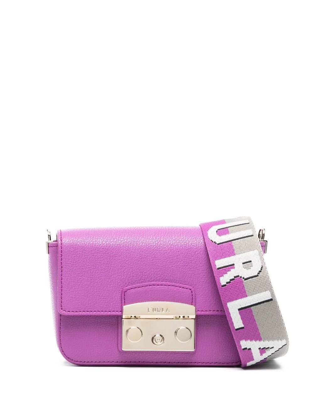 Furla Metropolis 单肩包 - 紫色