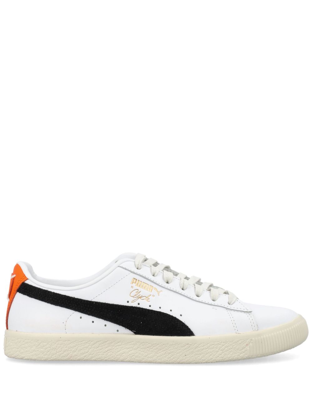 PUMA Clyde Base 皮质运动鞋 - 白色