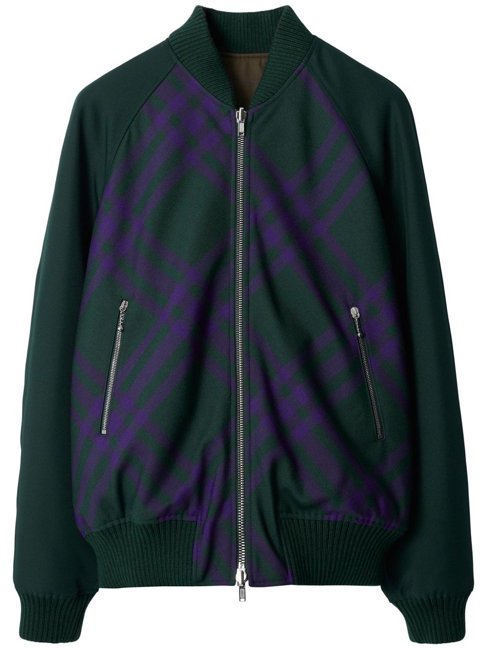 Burberry 双面飞行员夹克 - 褐色