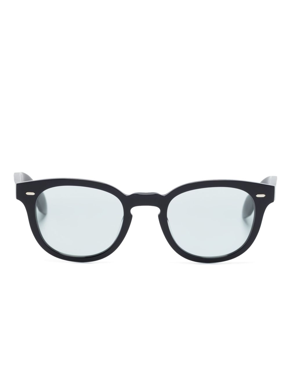 Oliver Peoples N. 01 广角大圆框太阳眼镜 - 黑色