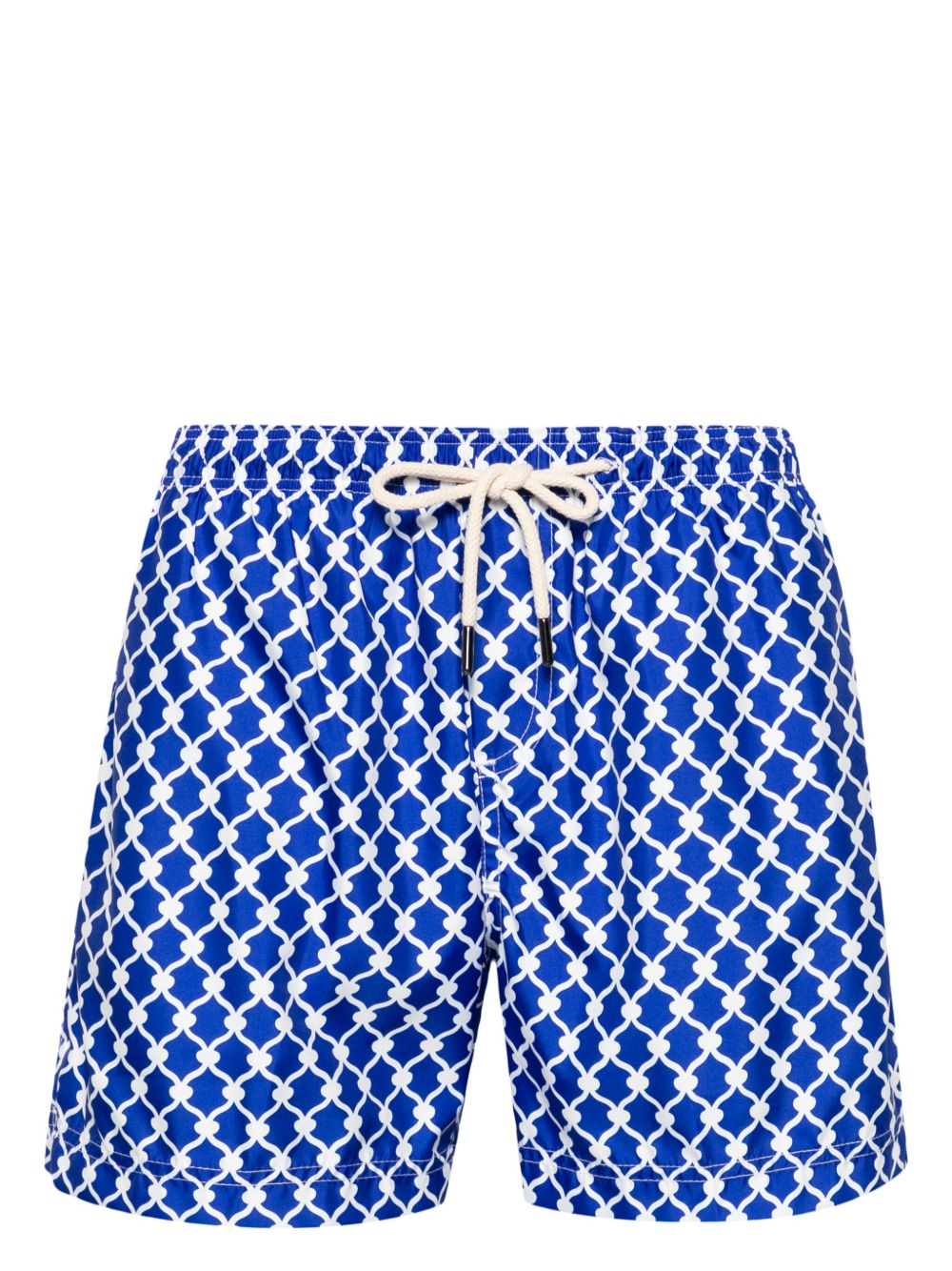 PENINSULA SWIMWEAR Cetara 图案印花泳裤 - 蓝色