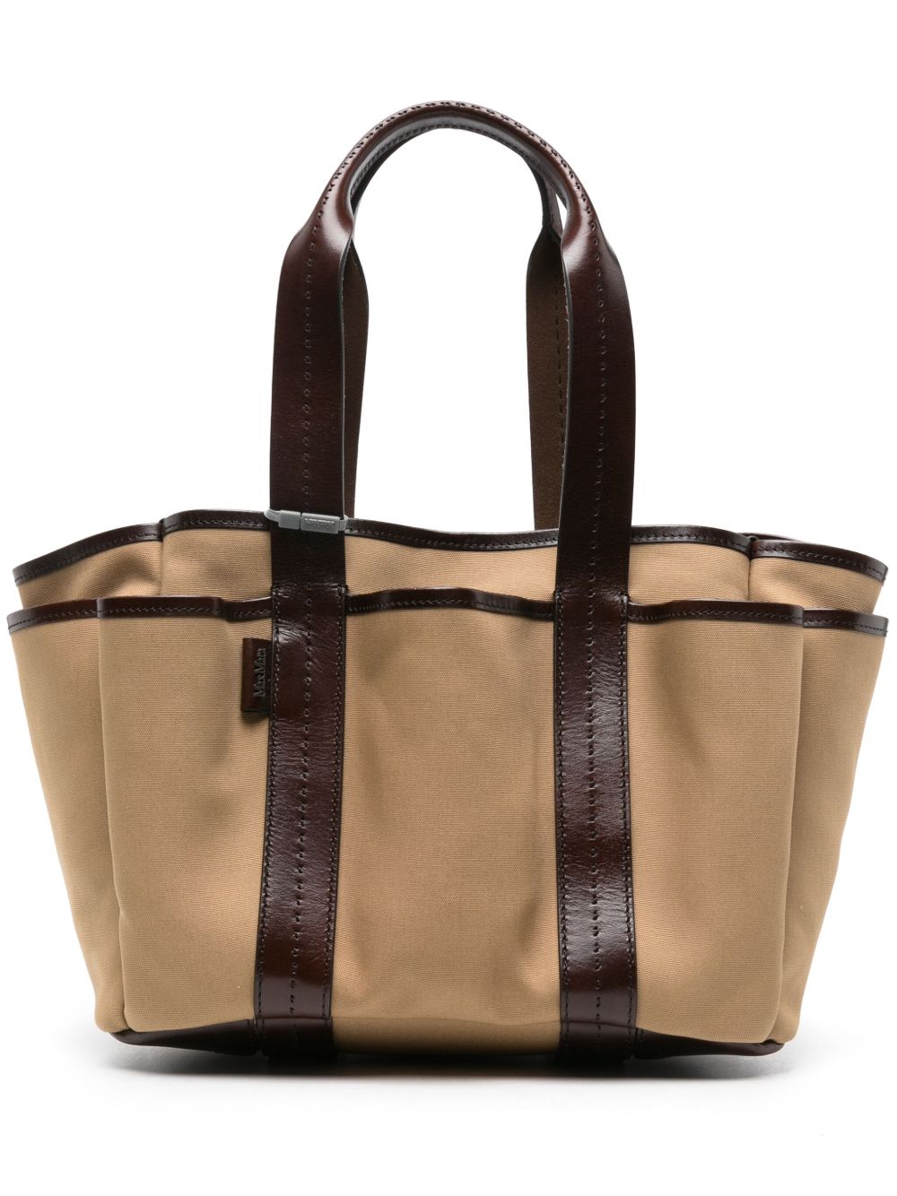 Max Mara Giardiniera 迷你托特包 - 中性色