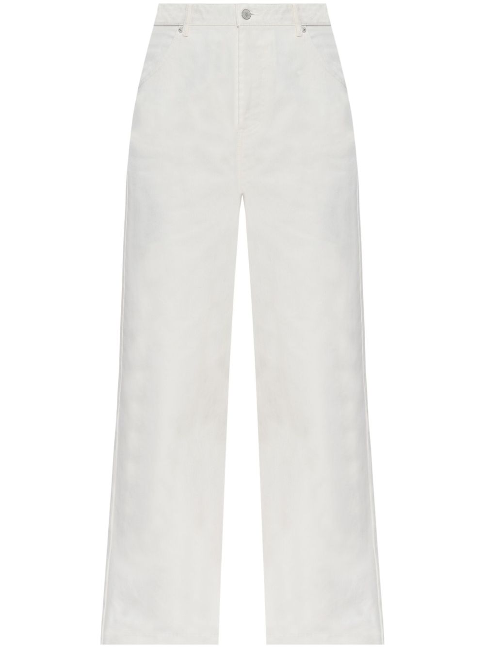 Officine Generale wide-leg jeans - 白色