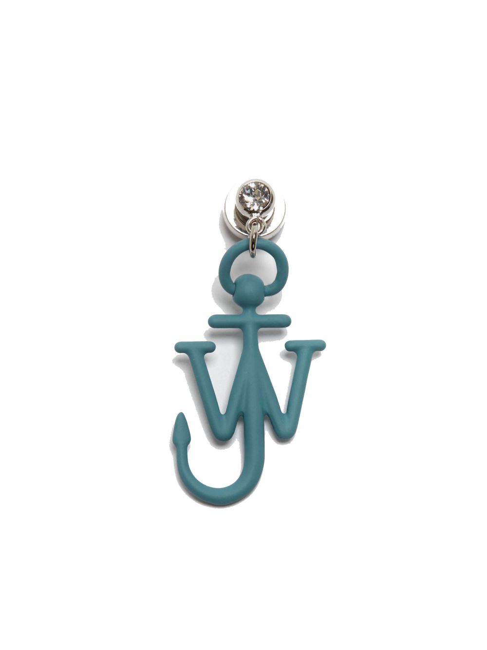 JW Anderson JW 首字母船锚logo耳环 - 蓝色