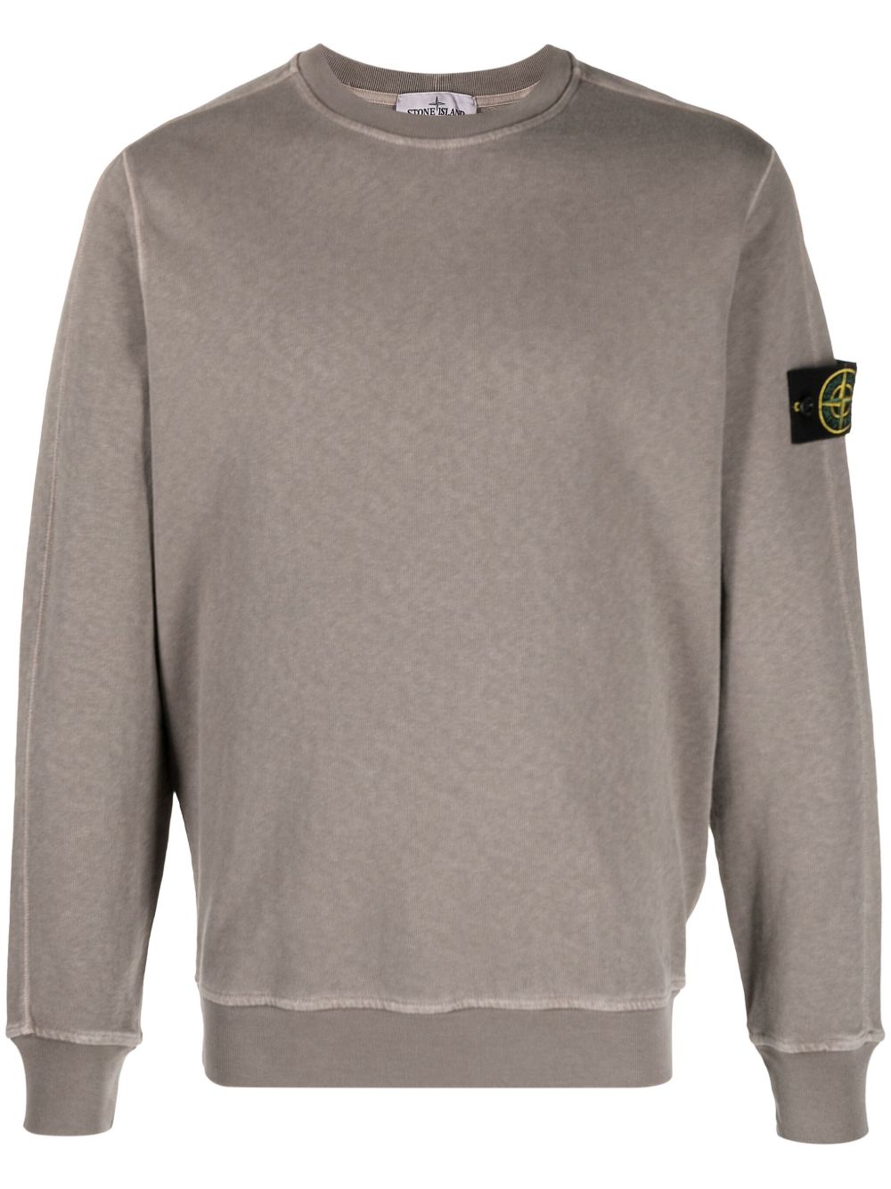 Stone Island 罗盘徽章棉卫衣 - 灰色