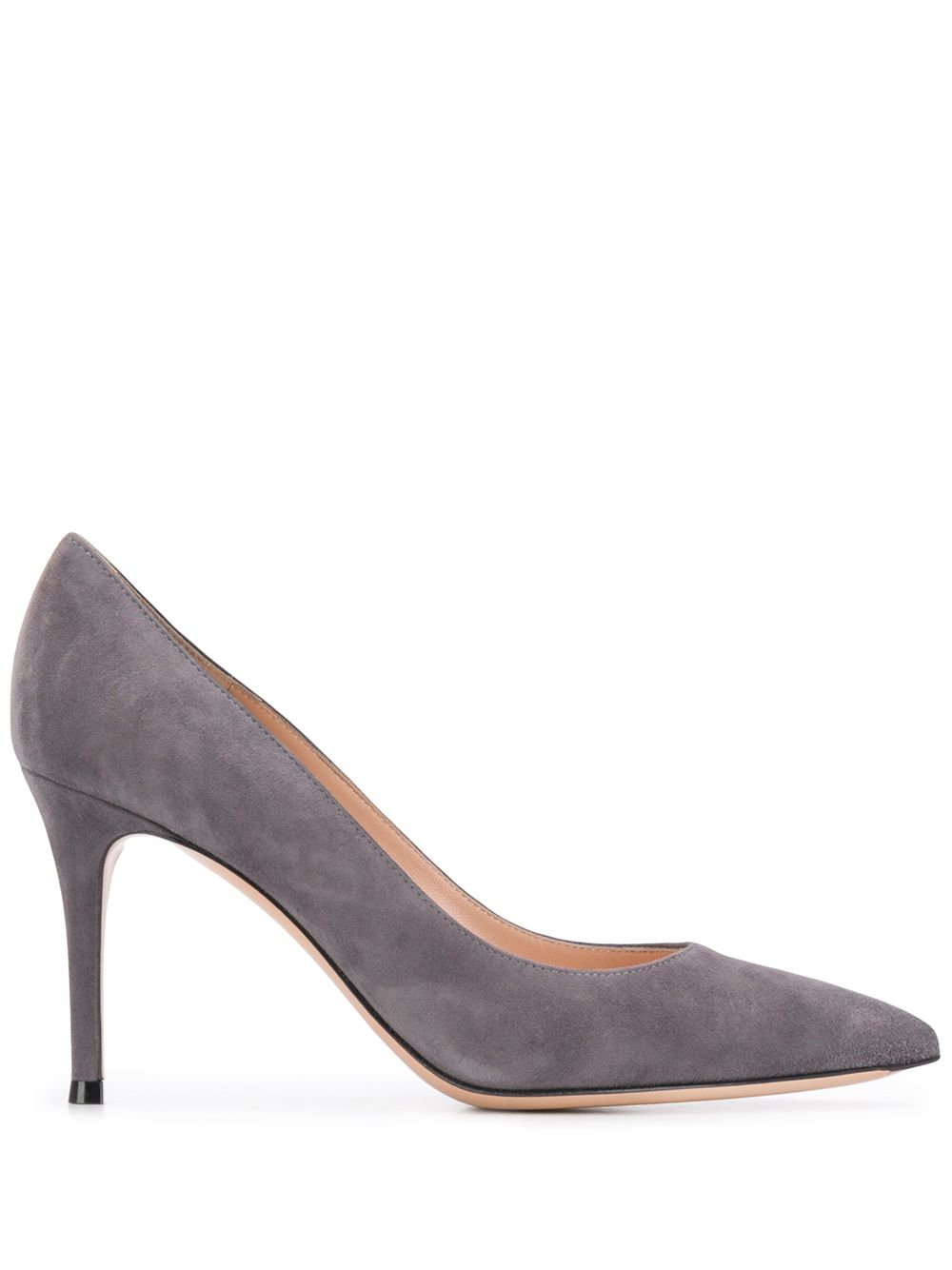 Gianvito Rossi 尖头高跟鞋 - 灰色