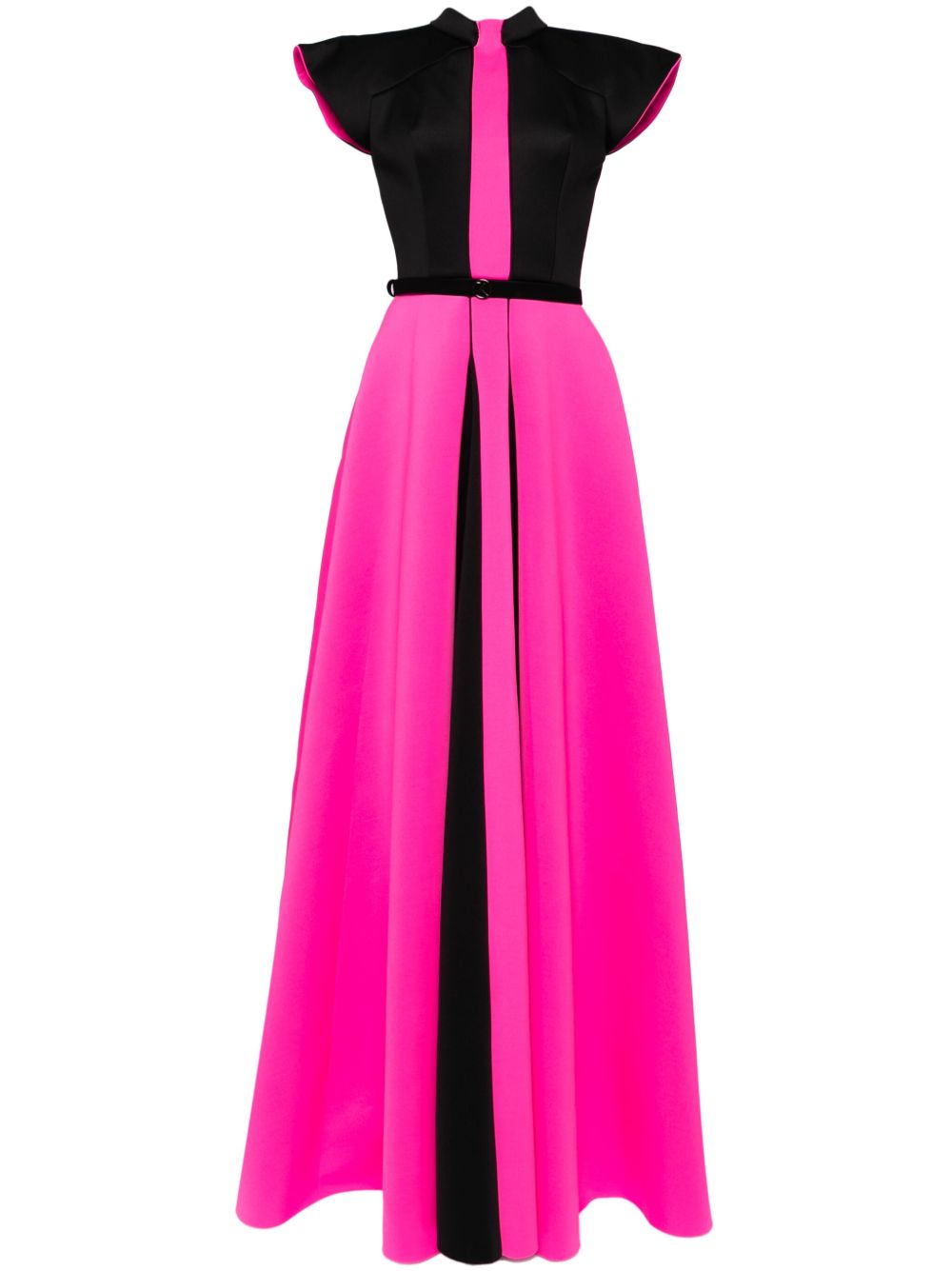 Saiid Kobeisy Neoprene 礼服 - 黑色