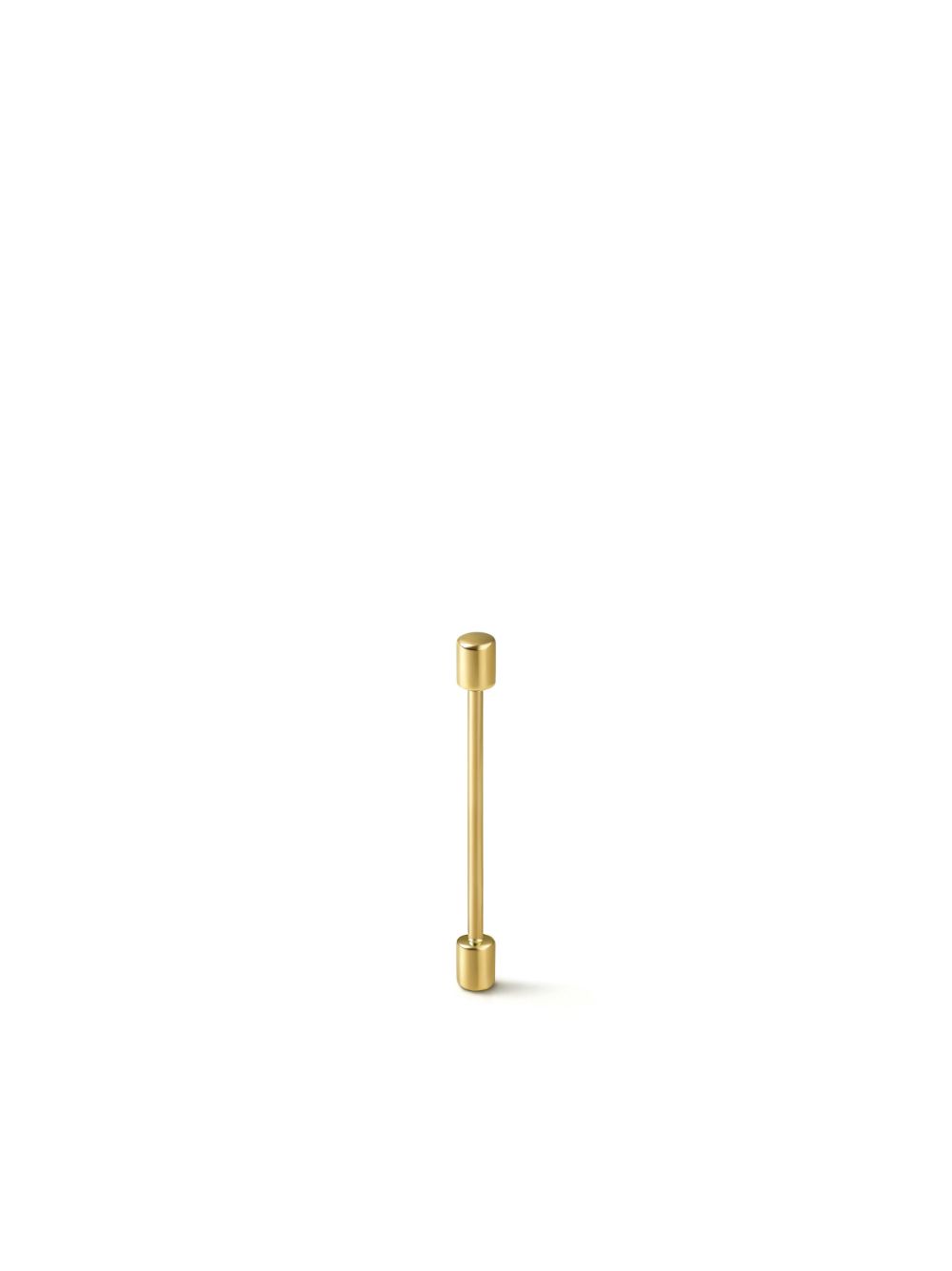 Shihara 18K黄金 Twist Pin 02 耳环 - 金色