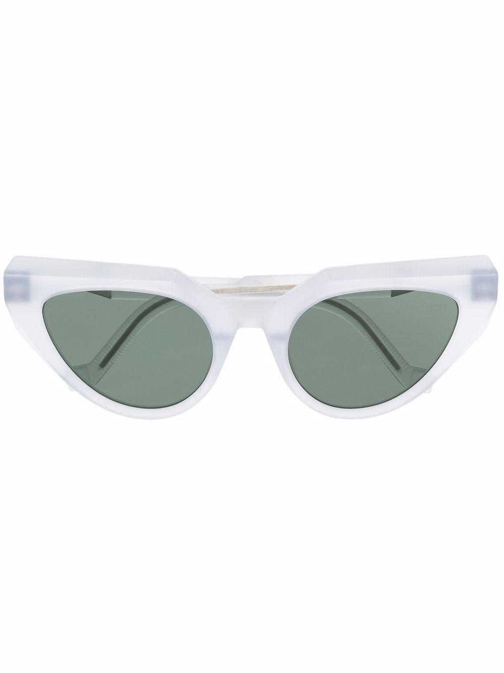 VAVA Eyewear 有色镜片猫眼框太阳眼镜 - 白色