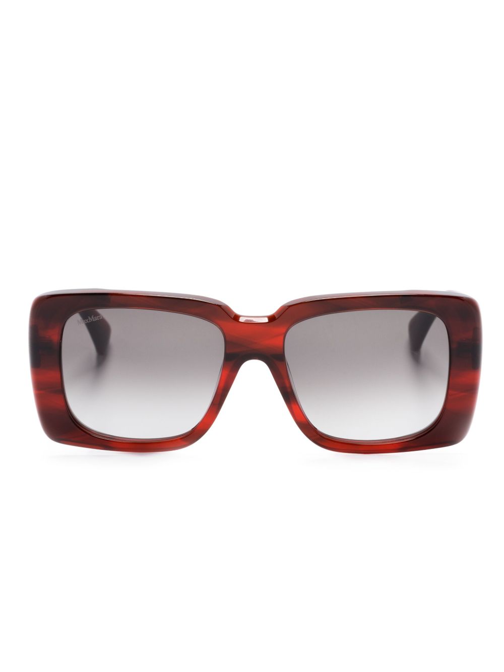 Max Mara Eyewear 方框太阳眼镜 - 红色