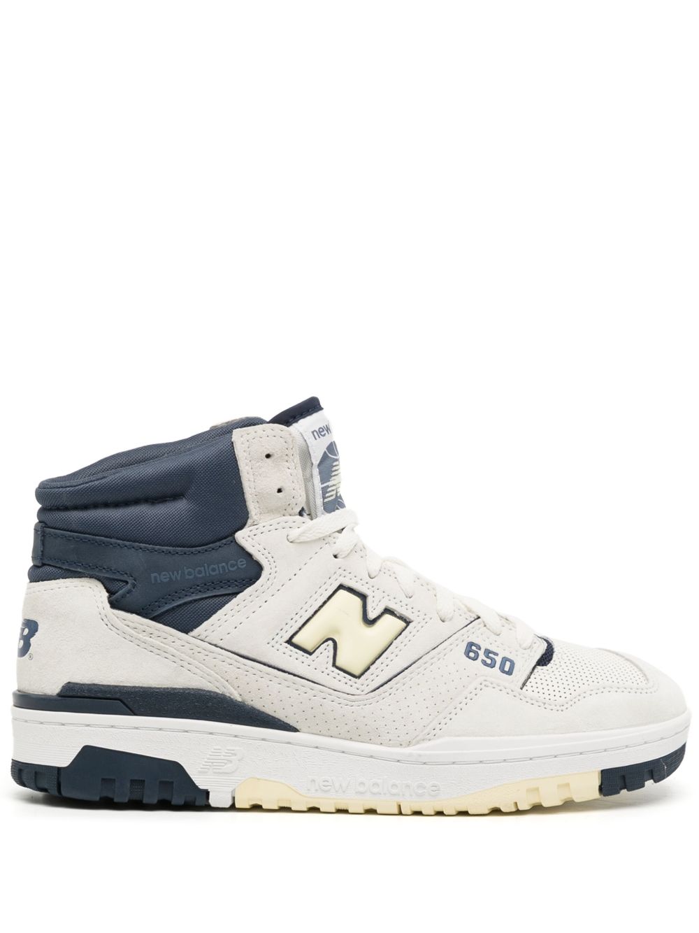 New Balance 650 高帮运动鞋 - 白色