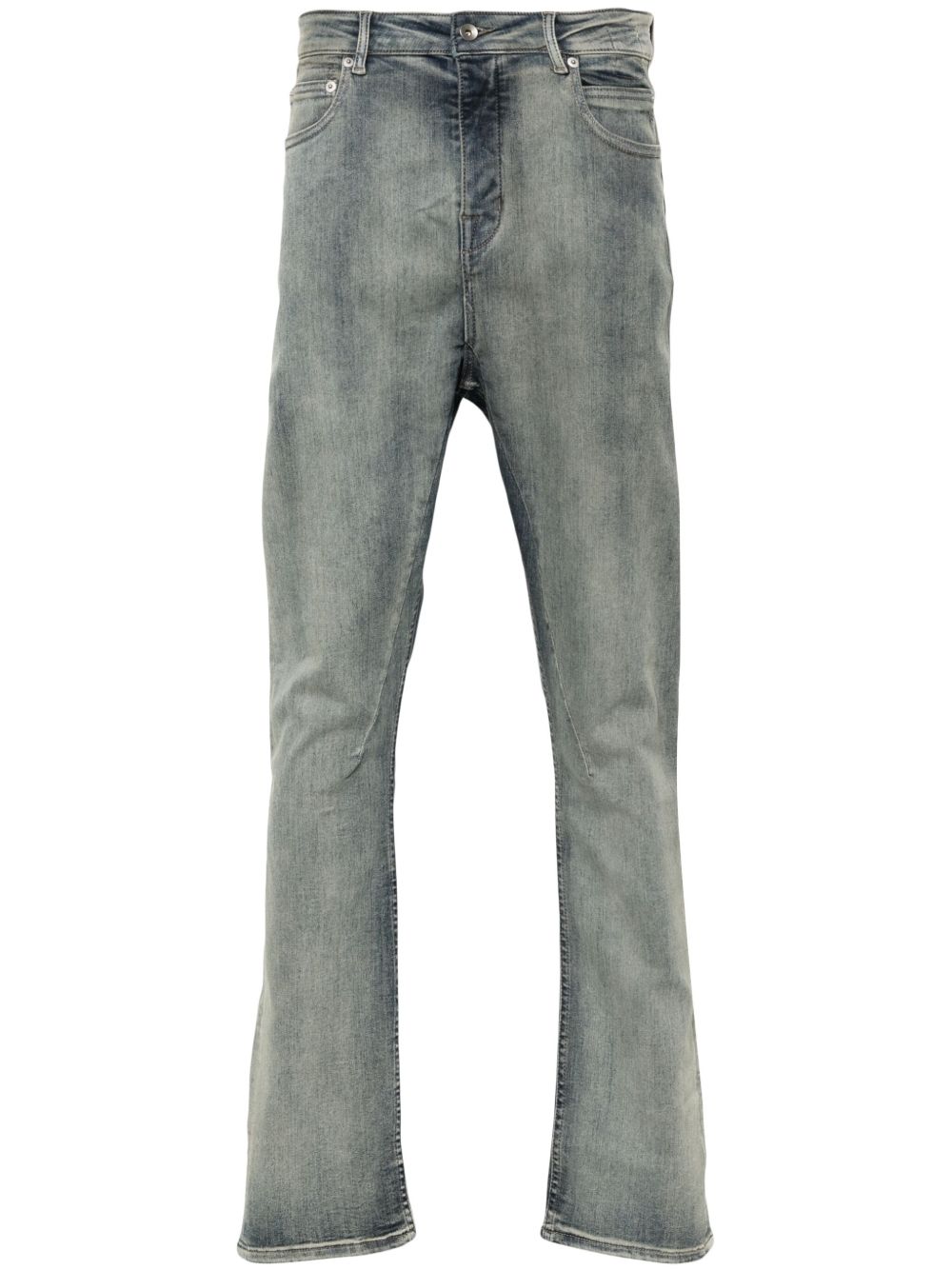 Rick Owens DRKSHDW Detroit Cut 牛仔裤 - 蓝色