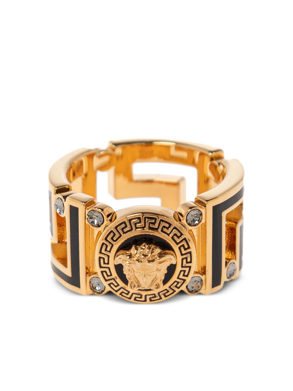 Versace Medusa Greca 戒指 - 金色