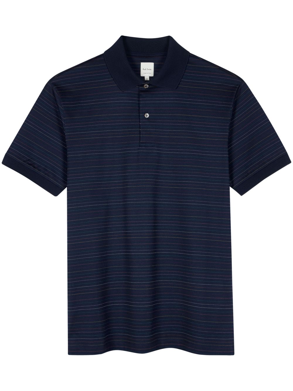 Paul Smith 条纹polo衫 - 蓝色