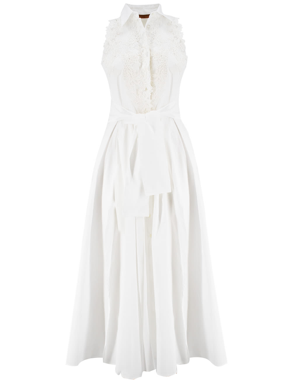 Ermanno Scervino Floral Lace-detail Maxi Dress