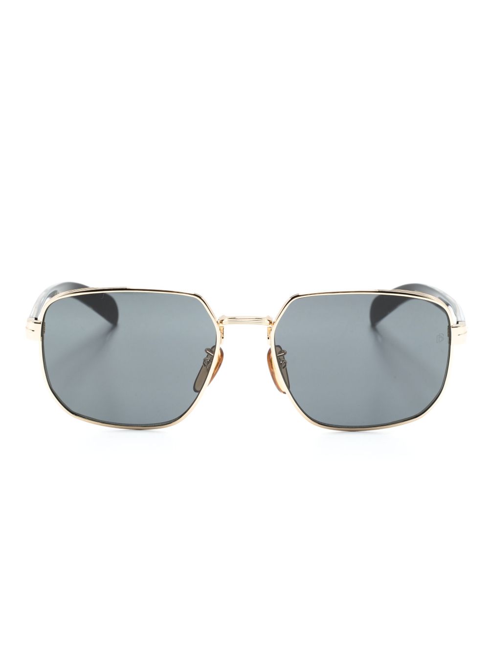 Eyewear by David Beckham DB 7121/GS 长方形框太阳眼镜 - 金色