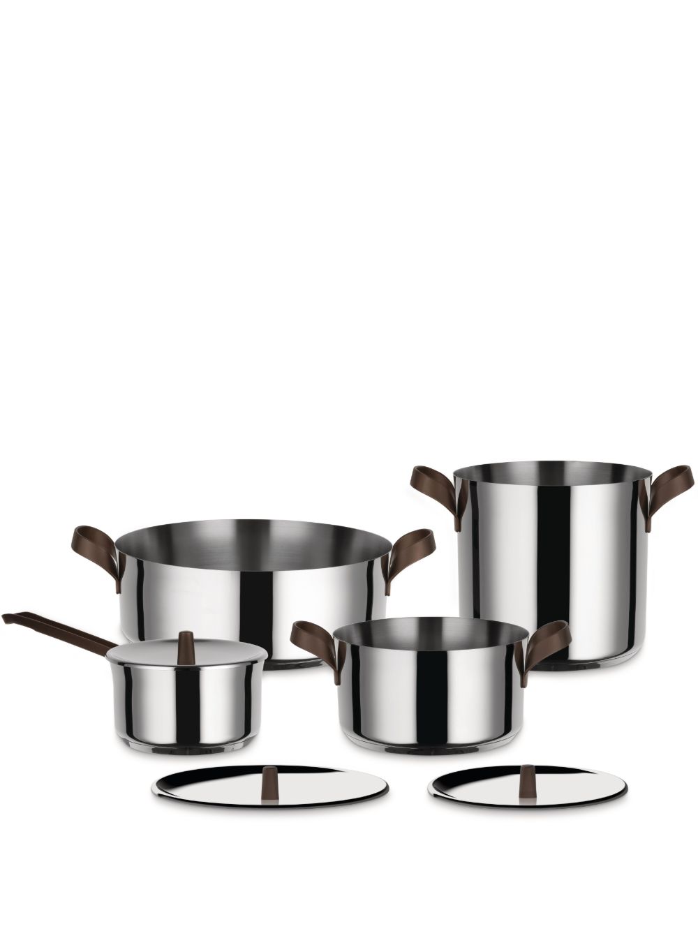 Alessi Edo 炊具套装 - 银色