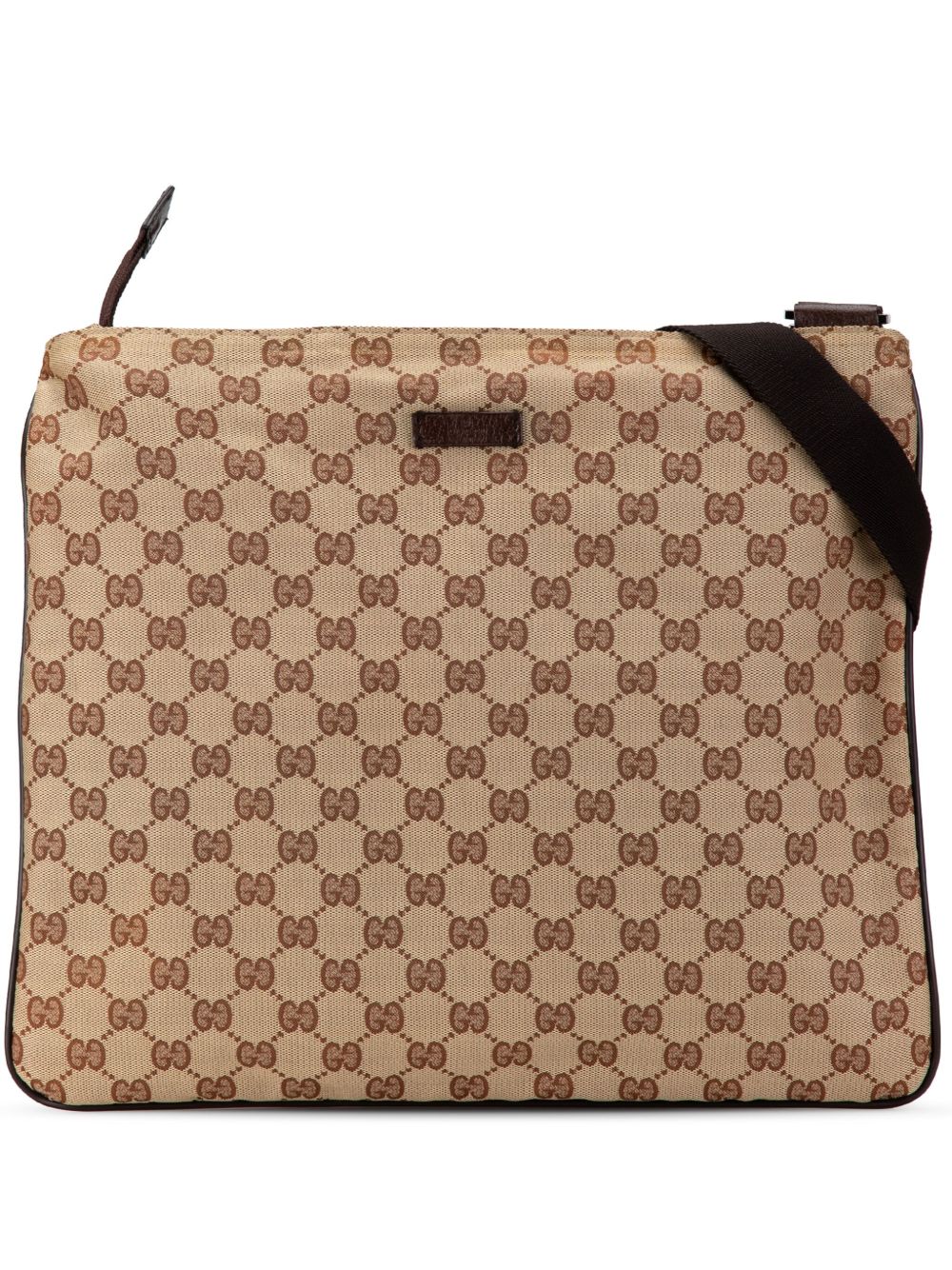 Gucci Pre-Owned GG Canvas 斜挎包（2000-2015年典藏款） - 褐色
