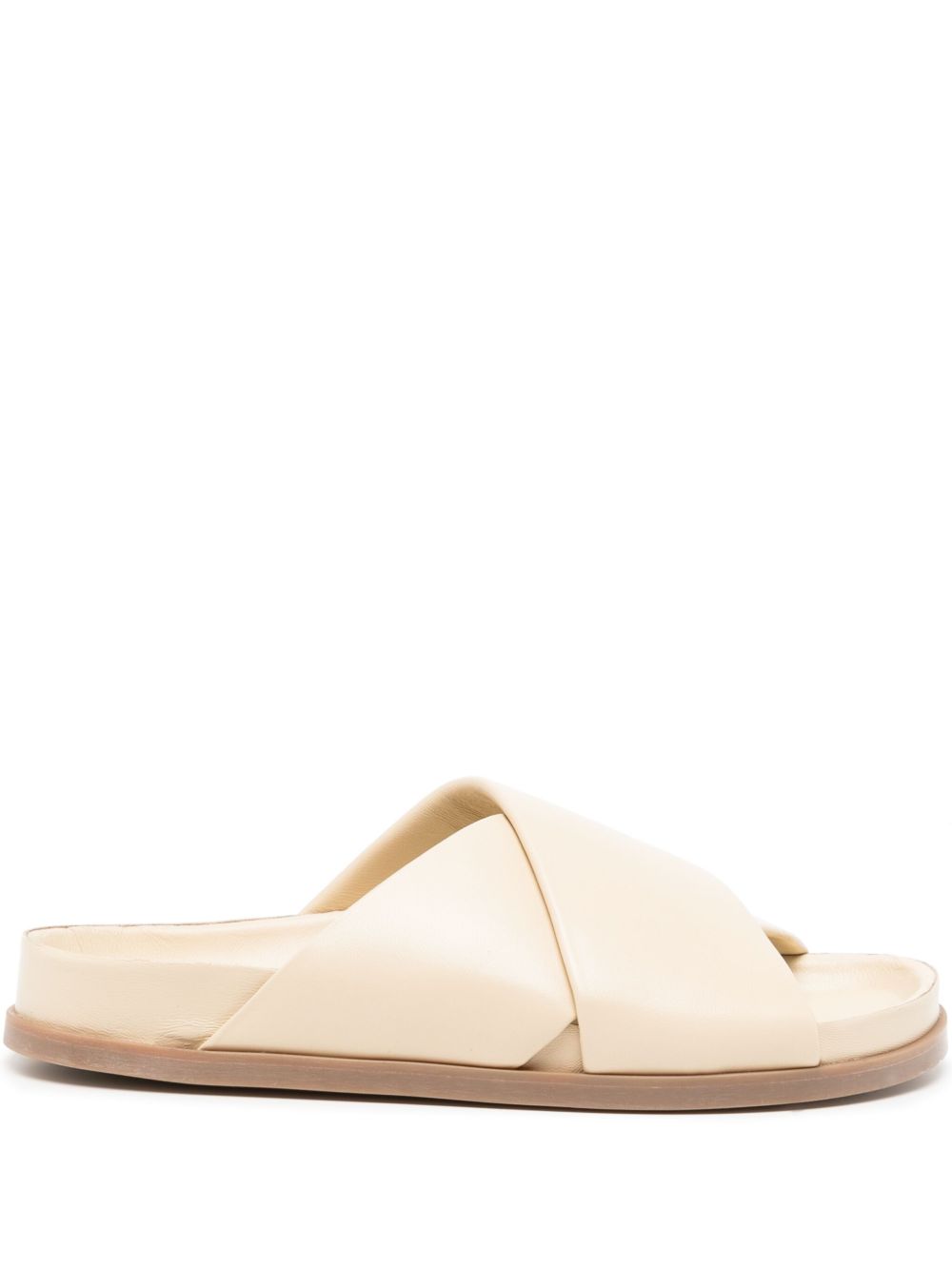 Mansur Gavriel Everyday 皮质凉鞋 - 中性色