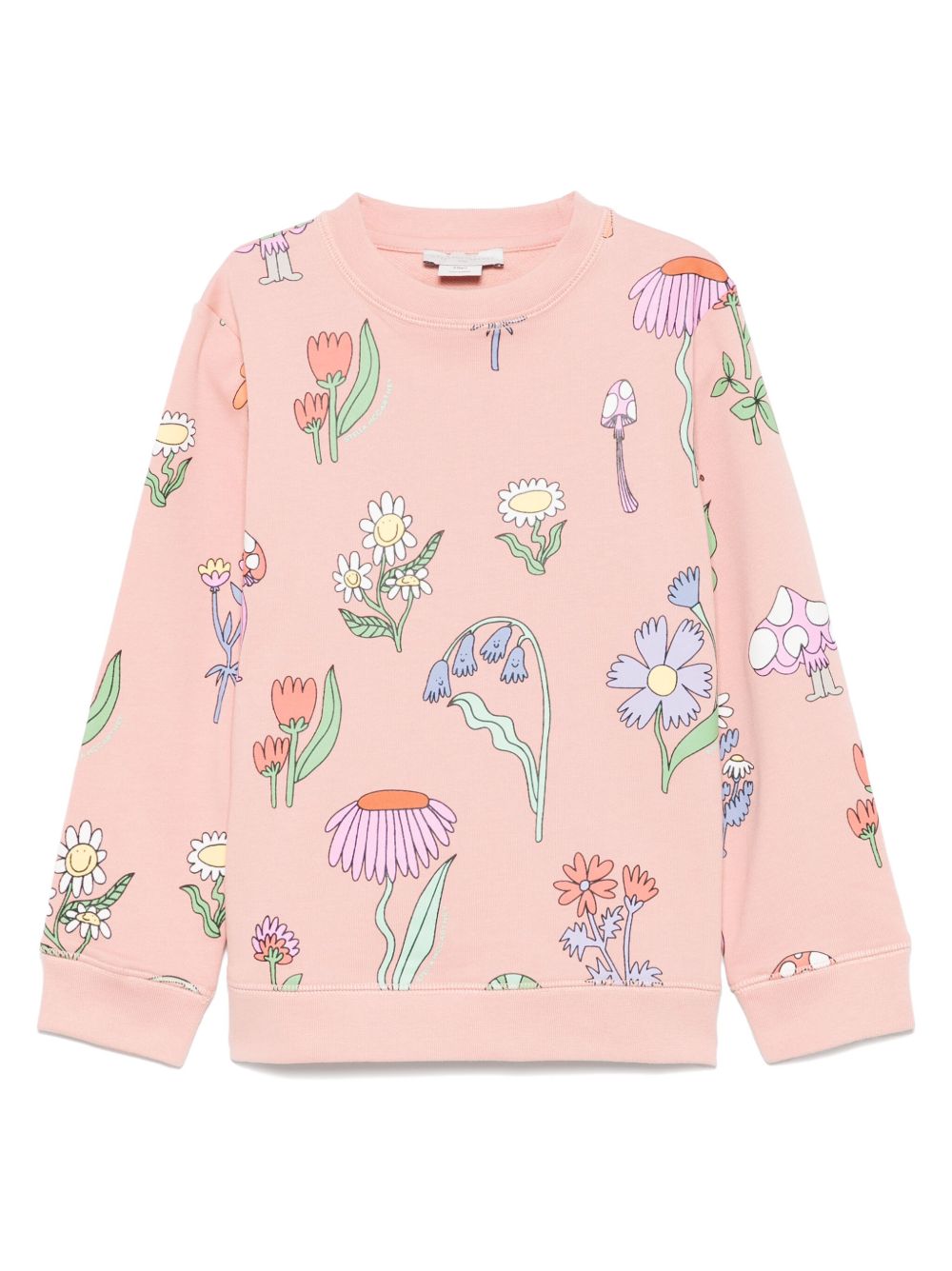 Stella McCartney Kids 插画印花卫衣 - 粉色