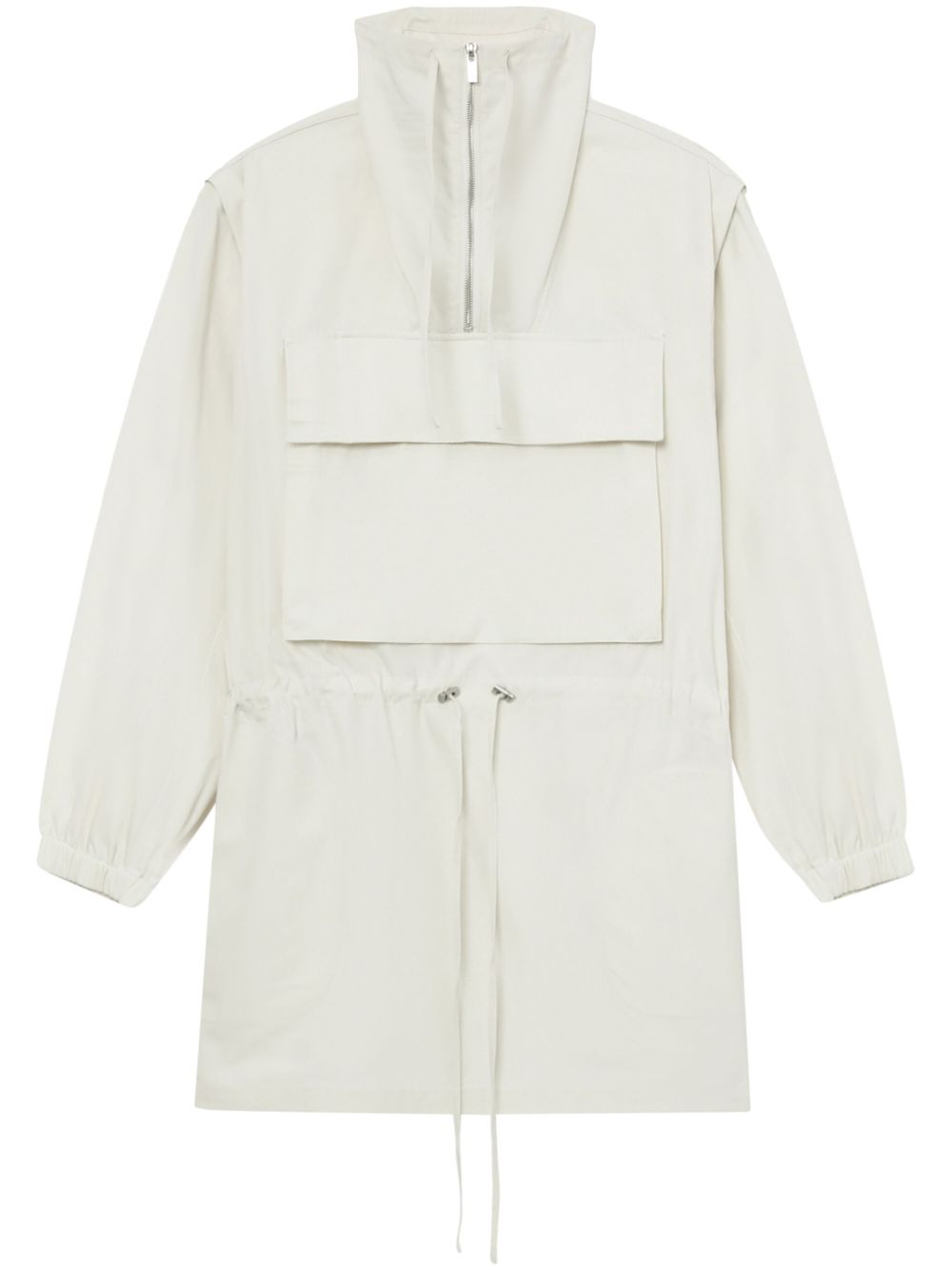 Helmut Lang 可拆卸衣袖迷你连衣裙 - 中性色