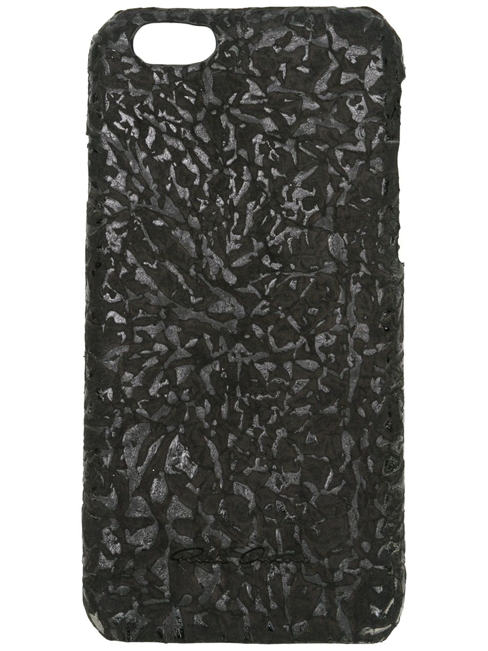 Rick Owens 纹理iPhone 6手机壳 - 黑色