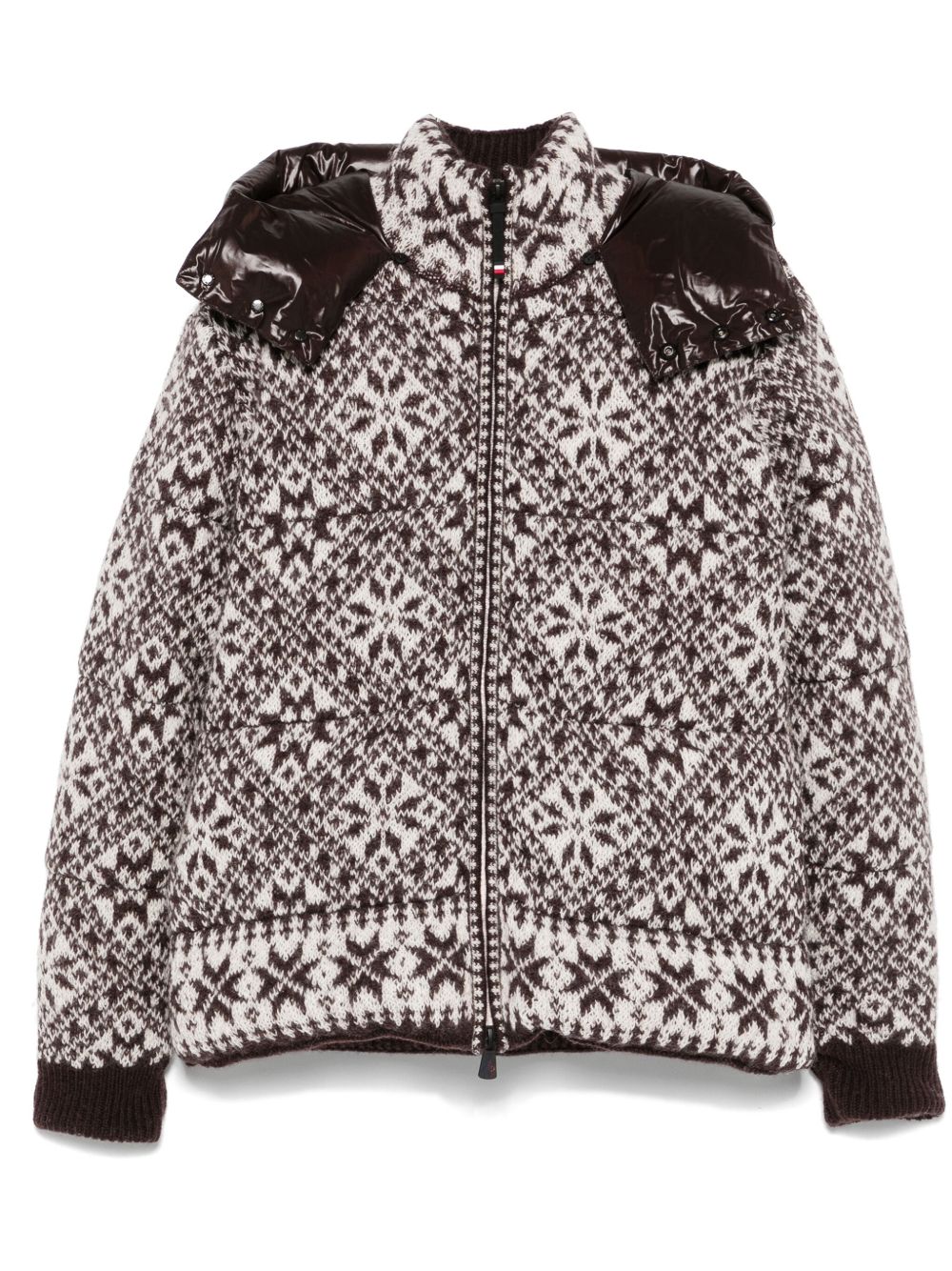 Moncler Grenoble Banff 蓬松夹克 - 褐色