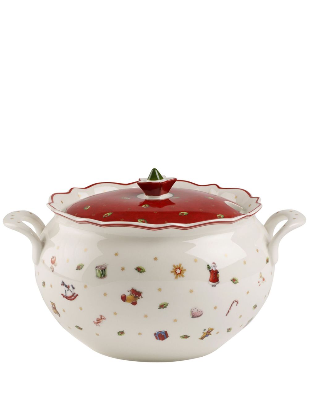 Villeroy & Boch 图案印花陶瓷盖碗 - 彩色