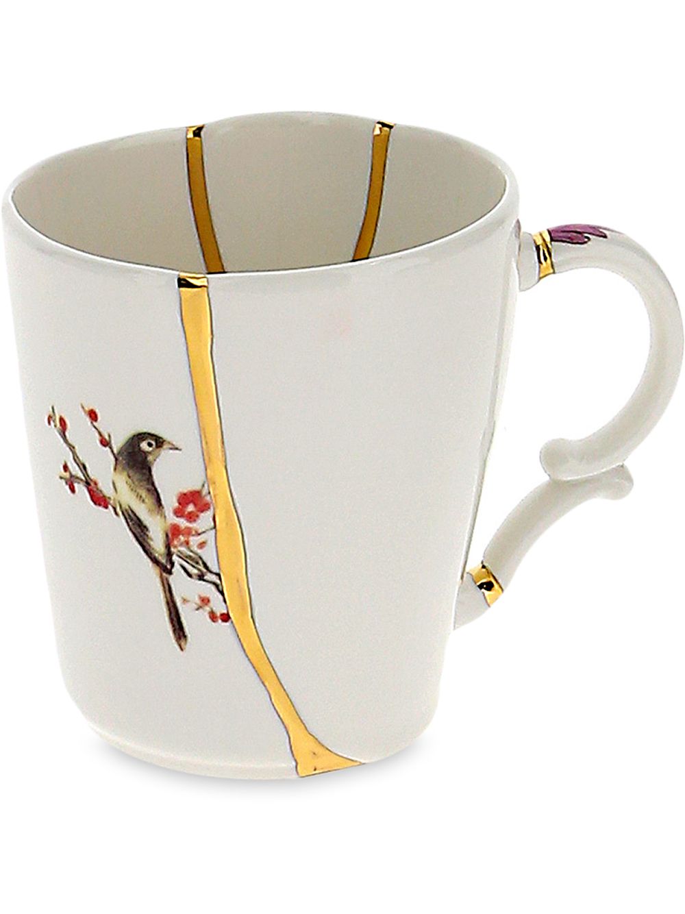 Seletti 裂痕效果马克杯 - 白色
