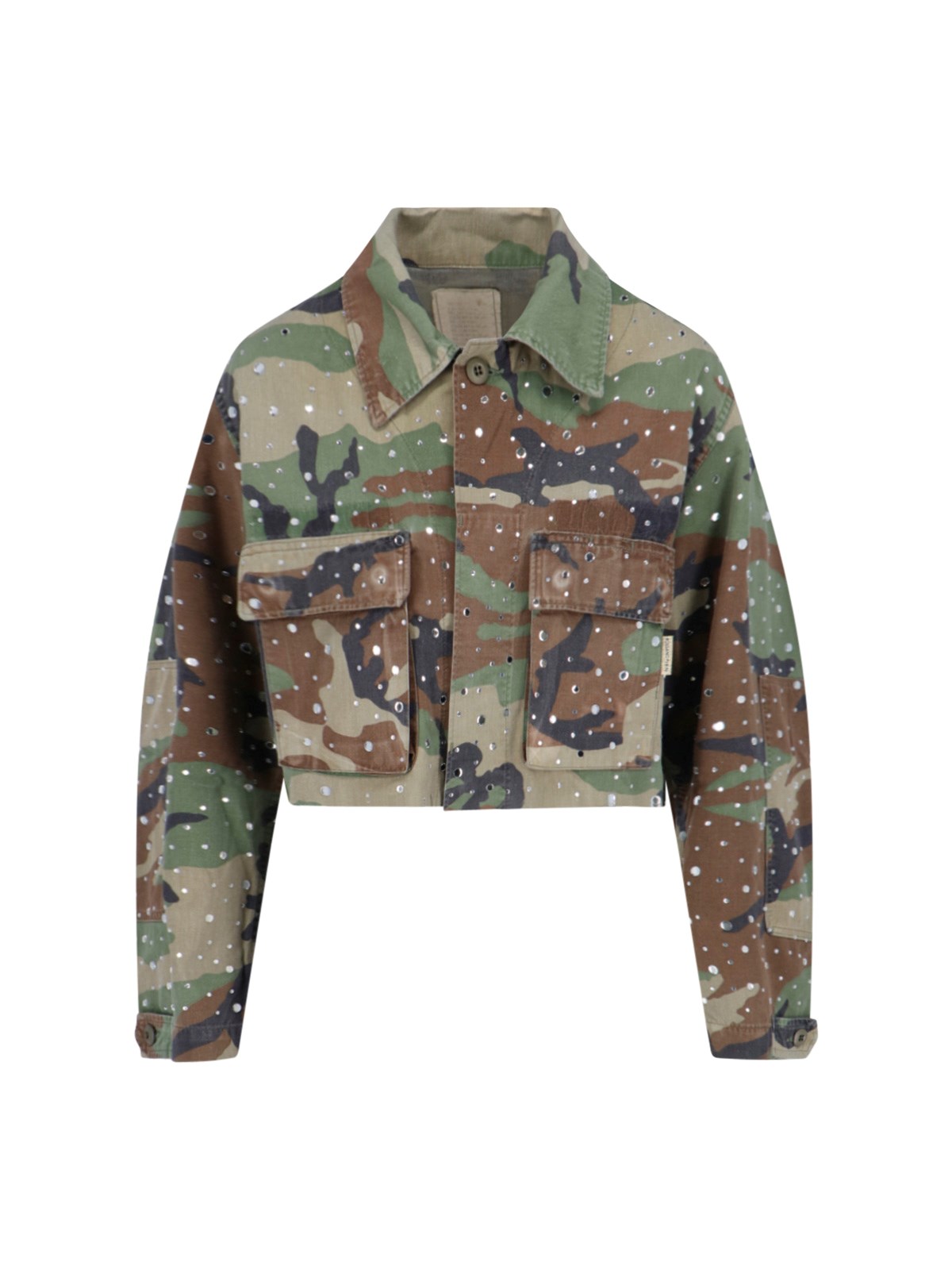 Rossano Perini Camouflage Crop Jacket
