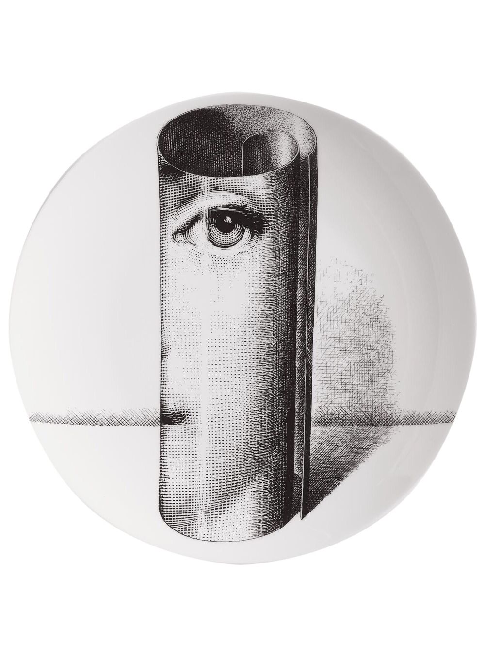 Fornasetti Tema e Variazioni N.199 壁饰盘 - 白色