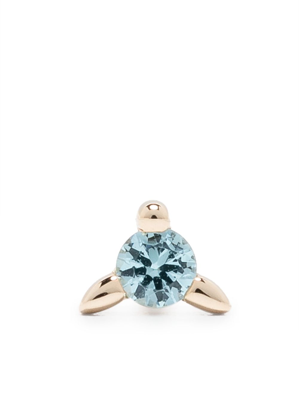 Maria Black 14kt yellow gold Fuzzy Glitz Sky Piercing single earring - 金色