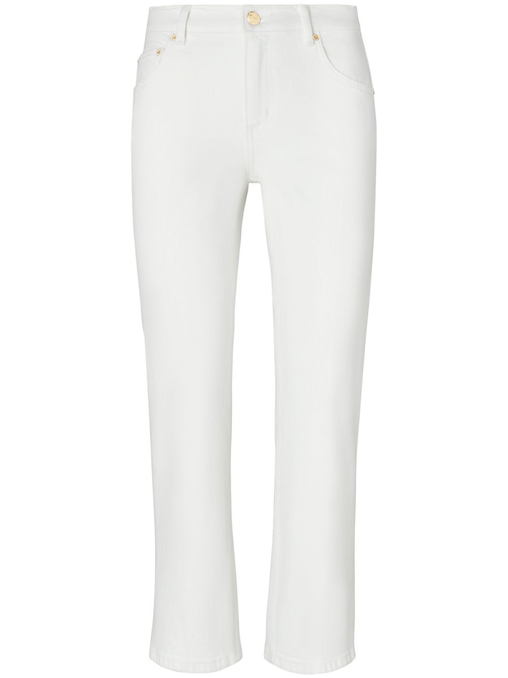 Tory Burch Kick Flare 牛仔裤 - 白色