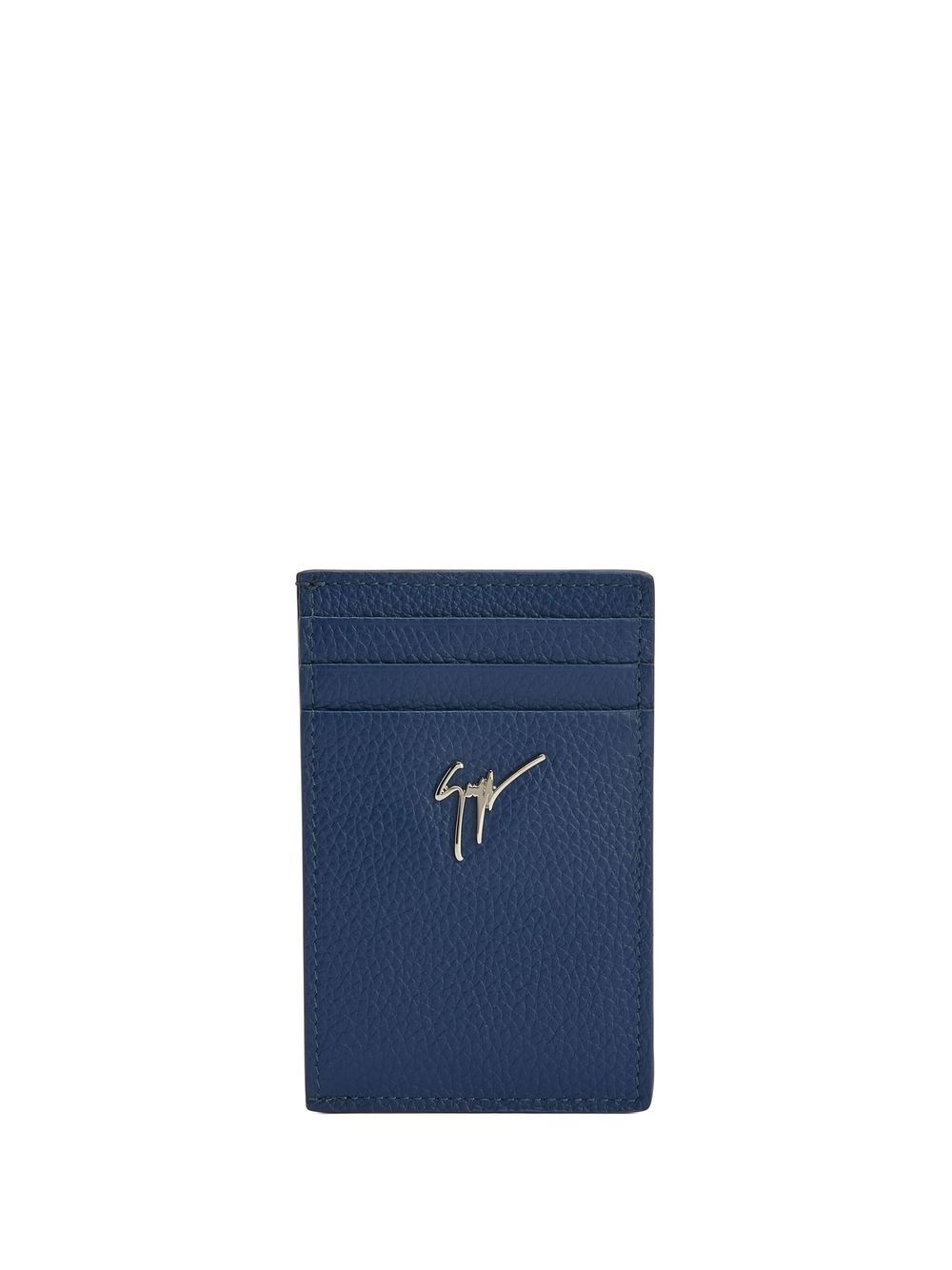 Giuseppe Zanotti Albert logo标牌卡夹 - 蓝色