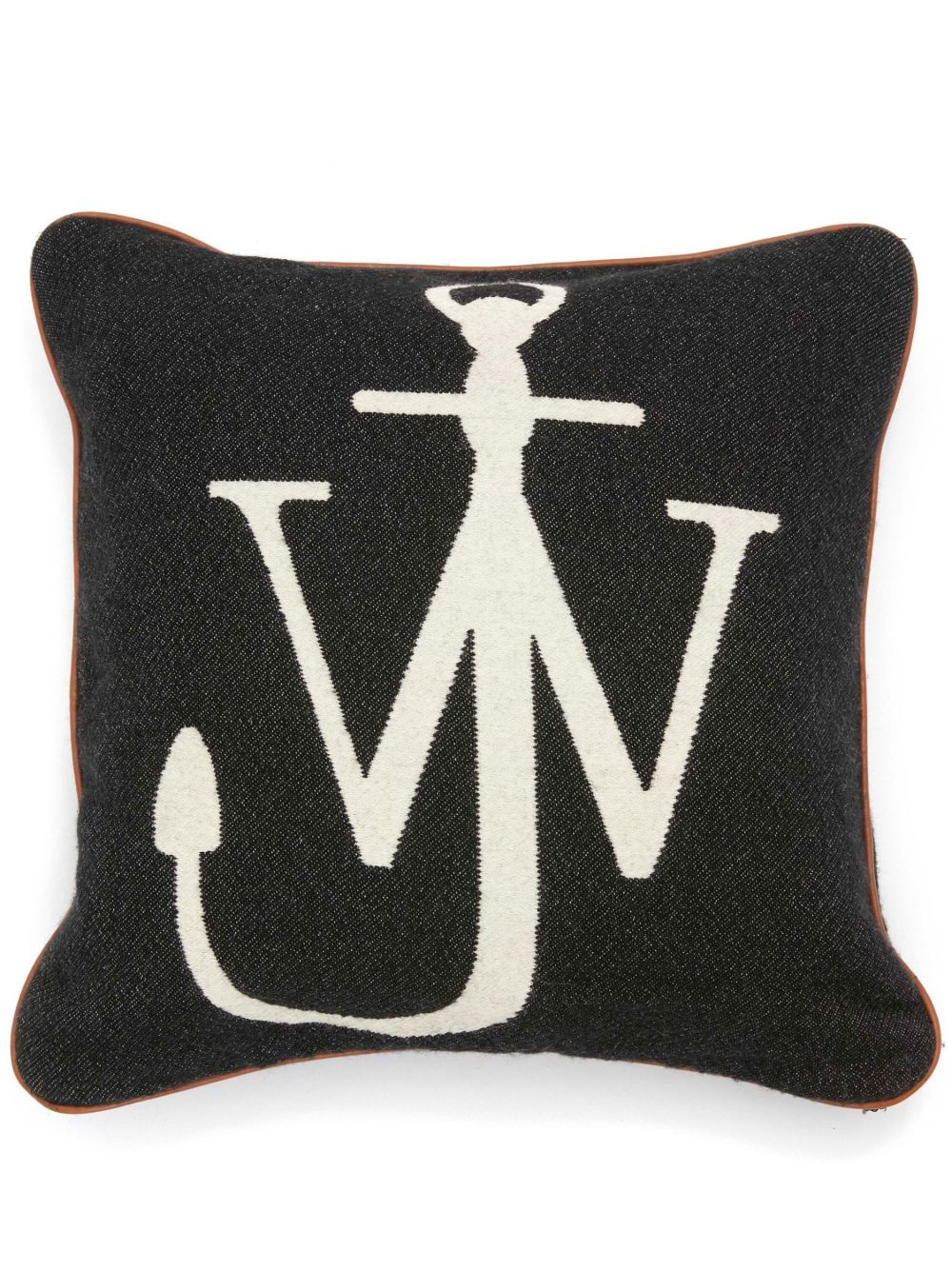 JW Anderson 船锚logo方形抱枕 - 黑色
