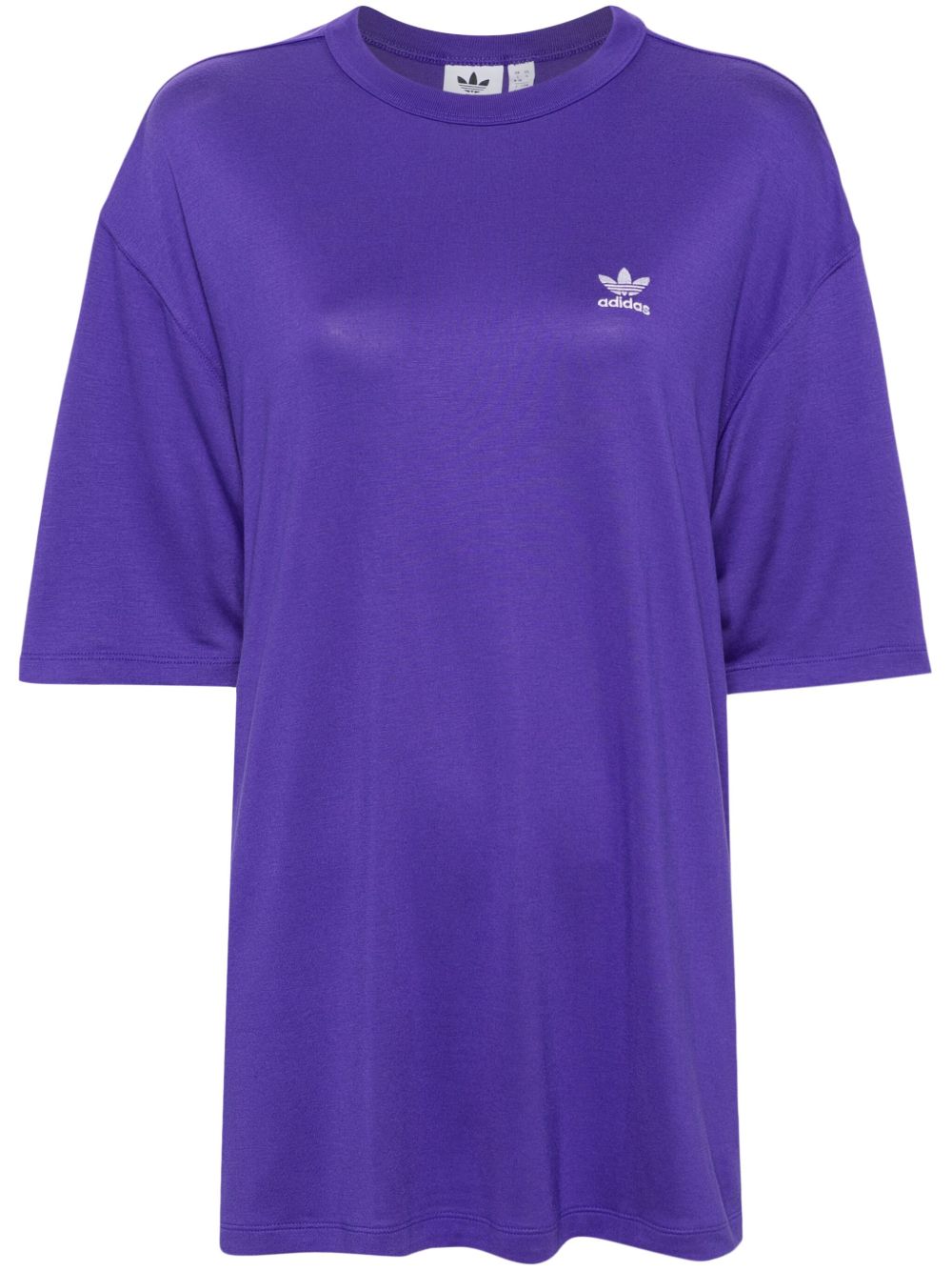 adidas Trefoil logo 贴花T恤 - 紫色