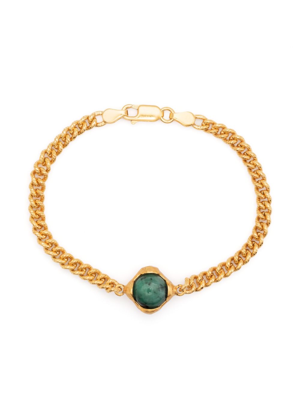 Alighieri 镀24K黄金 The Emerald of Adventure 手链 - 金色