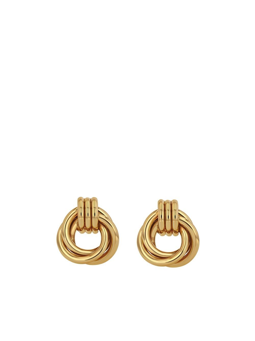 ANINE BING Triple Knot 耳环 - 金色