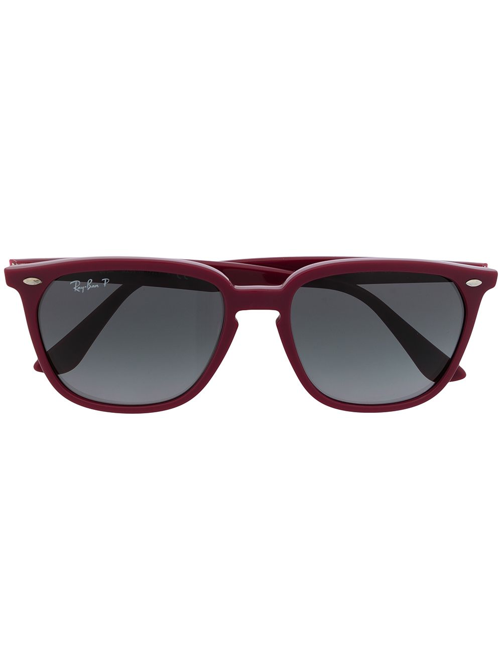 Ray-Ban RB4362 方框太阳眼镜 - 紫色