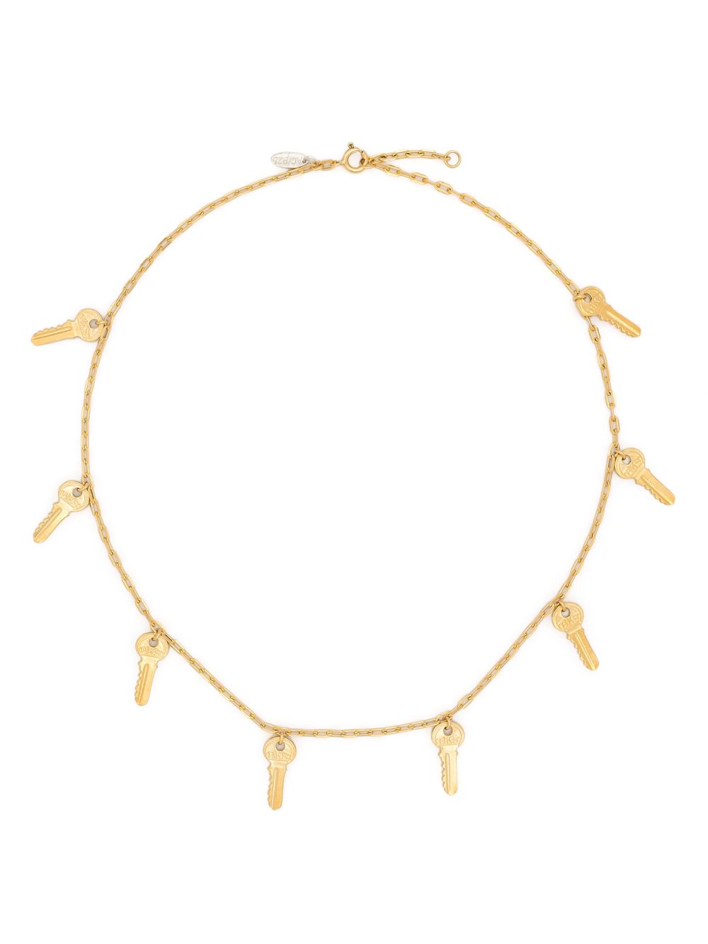 Wouters & Hendrix key-pendants necklace - 金色